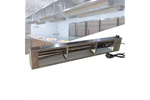 L-XINY Lampada di Calore per Alimentare, Commerciale Lampada per Scaldavivande Lampada a Buffet Lampada Riscaldante per Alimenti per Cucina e Ristorante, 30-80℃ Regolabile