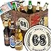 Produktbild 68 Zahl Klassik | Bier Geschenk | Biere aus aller Welt | 68 Zahl Klassik | Biere der Welt | Geschenke zum 68 Geburtstag Mutter | GRATIS 6 Geschenk Karten + Umschläge, Bier-Bewertungsbogen + 3 Urkunden