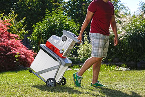 IKRA Elektro Gartenhäcksler Walzenhäcksler ILH 3000 A, leise robust wartungsarm, starke 3.000 Watt, Aststärke bis 44mm - 7