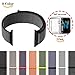 Produktbild Chok Idee Armband Strap für Apple Watch, [mit Klar TPU Fall], NEU Nylon Sport Schlaufe mit Haken und Klettverschluss Verstellbarer Verschluss Handgelenk Gurt Ersatz-Band für iWatch Apple Watch Series 1 Series 2 Series 3,38 mm/42 mm, 9 Farben