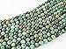 Produktbild Beads Ok, DIY, Afrika Türkis, Echte, Natürlichen, 4mm, Edelsteinperle, Halbedelstein, Schmuckperlen, Perle Rund Kugel, über 38cm Ein Strang. (Africa Turquoise, Genuine, Natural, Plain Round Bead)