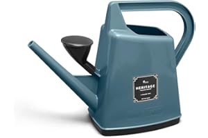 etree Heritage Watering Can with Rose Midnight Blue 2 Gallon (10L)