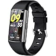Tipmant Smartwatch Donna Uomo, Orologio Smartwatch Donna Uomo Cardiofrequenzimetro da Polso Impermeabile IP68 con Contapassi,
