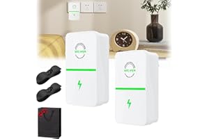 GIENSLRU Watt Save Pro, Power Save Pro, Pro Power Saver Dispositivo di risparmio energetico per risparmiare elettricità, Powerpro Power Saver, dispositivo a risparmio energetico per uso domestico (2 pezzi)