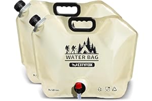 LUCYLANKER Borsa per Acqua Potabile Pieghevole da Esterno, Contenitore per Acqua Potabile da 8 Litri di Grande capacità, Senza BPA, Adatta per Esterni, Barbecue, Picnic e Campeggio