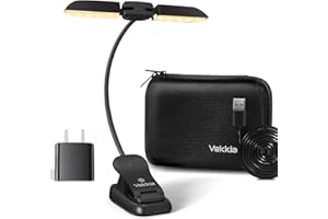 Vekkia Luz de Lectura,Luz Lectura con 14 LEDs 3 Modos (Cálido/Blanco/Mixto),Lampara de Lectura para Leer Libros en La Cama, Perfecto para Lectores Noche,Estudio,Libro,Viaje