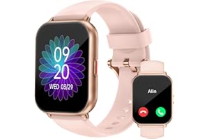 RUIMEN Smart Watch Answer Dial Call,Smart Watches for Women Men HD Touch Screen Fitness watch with SpO2-Monitor Heart Rate Sleep Monitor Pedometer Watch Multi Sports Mode for Android iOS