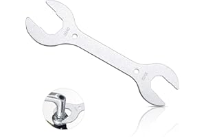 SHISHENG Bicycle Headset Wrench 1 Pcs Scooter Bike Bicycle Headset Wrench Spanner 30/32/36/40mm Bike Scooter Wrench Tool Multi Head Repair Tool, Silver