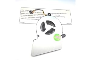 DBTLAP Ventilateur de refroidissement de processeur compatible pour ordinateur portable Toshiba U900 U940 U945 AB07505HX07KB00 0CWVCUAA DC28000C6A0