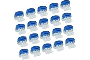 Lot de 20 connecteurs de câble pour Robot Tondeuse - pour câble de délimitation - Kit de réparation pour câble de Robots de pelouse