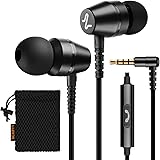 LUDOS OMNITONE Auricolari In-Ear Cuffie, Cuffiette con Filo e Microfono, 5 Anni di Garanzia, Cuffie Isolamento Acustico, Cuff