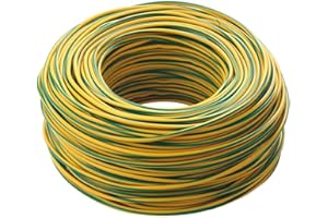 DI.M.EL. S.R.L. Cavo elettrico FS17 sezioni 1,5-2,5-4-6 MM² unipolare 10 metri (Giallo/Verde, 2.5 mm²)