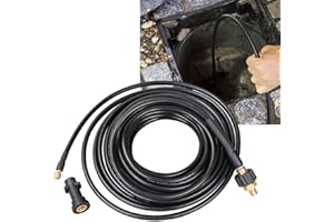 Ikodm Manguera de limpieza de tuberías (30 m, 180 bar, incluye adaptador profesional para lavadora de alta presión)
