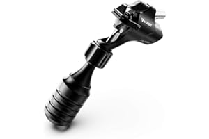 MAST TATTOO Obrotowa maszynka do tatuażu z napędem bezpośrednim z uchwytem RCA Connect dla artystów tatuażu (czarna)