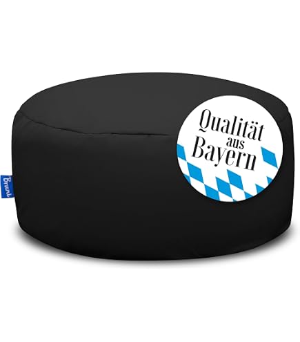 Pouf Bouclette Blanc Atmosphera - Design Sinan - 40x40 Cm - Rond Et Doux - Déco Salon - 9