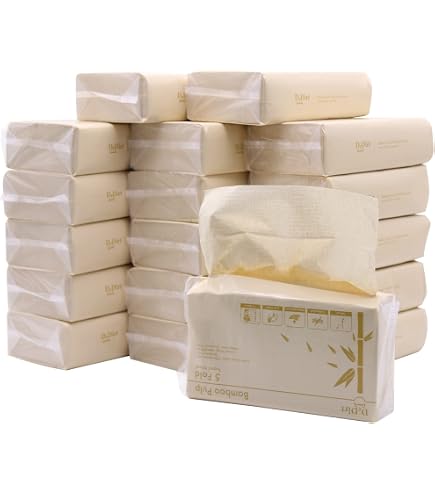 DrDirt Taschentcher aus Bambus umweltfreundlich 4 Packungen+1  Taschentuchbox 3-lagig 110 Bltter pro Packung weich parfmfrei fr  empfindliche Haut : Amazon.de: Drogerie & Krperpflege