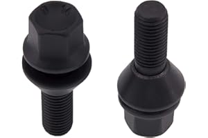 ‎QUALITÄT AUS LEVANDO MEISTERHAND 8X Levando Radschrauben M12x1,5 25mm bew. Kegel 60° Schwarz SW 17