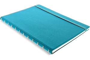 Filofax 115027 Carnet de note A4 avec feuille repositionnable Aquamarine