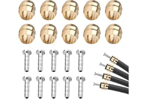 WITEUP BH90 - Lot de 10 tuyaux de frein à disque hydrauliques - Insert olive - Pour tuyau de vélo - Insert d'olive - Pour pièce de rechange Shimano - Frein à disque de vélo