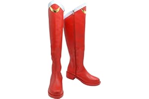 GSFDHDJS Cosplay Stiefel Schuhe for Sailor Moon Sailor Moon red