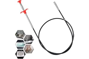 Pince à Griffes Flexible 160cm pour travailler dans les espaces étroits, Serpent de Vidange, Utilisez pour Saisir les Cheveux, les Déchets, Même les Trucs Importants des égouts, évier, Toilettes
