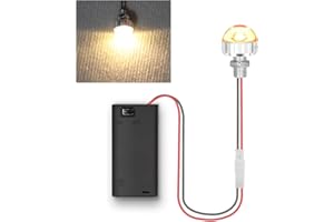 YUYWWAN Puppenhaus Beleuchtung LED Mini Puppenhausbeleuchtung Romantische Warmweiß Micro LED für Puppenhaus Dekoration, Vitrinen, Diy-Kunsthandwerk, Mikrohaus