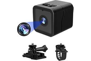 CYI Mini Cámara Deportiva DV, Cámara Acción Mini Videocámara HD 1080P, Mini Sport Cámara Coche para Seguridad en Ciclismo y Registro de Pruebas en Accidentes