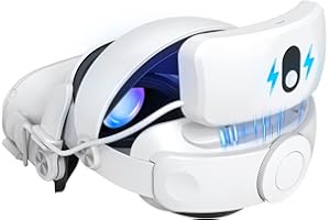 Elite Strap with Battery for Oculus Quest 2,Newenmo Head Strap with 5300mAh Magnetic Battery Pack Power Bank Compatible with Quest 2,Adjustable VR Accessories to Reduce Pressure & Extend Playtime