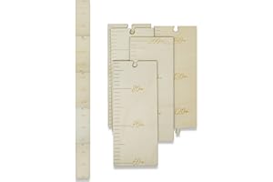 WOODLAND MAIL Messlatte für Kinder aus Holz - Schlichtes, klassisches und modernes Design