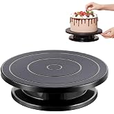 Rotating Cake Plate, 1 x 27 cm Rotating Base for Cakes, Cake Accessories | Cake Stand, Cake Decoration Display Stand, Ideal f