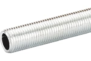 ORION LIGHTSTYLE Gängat rör M10 x 1 järnrör 1 meter lamprör galvaniserat 1 m 100 cm