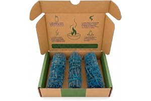 SALVIA | Nag Champa Smudge Bundle 3-Pack | Naturlig Rökelse | Orientalisk Doft | Meditation | Yoga
