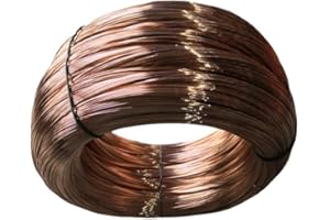 DRINCOSHOW Bare Copper Wire Craft DIY Copper Wire Choose (Diameter 0.2mm-5mm）Pack Length Of 10Meters/32.8Feet (3mm)