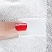 MultiWare 10 x Professional Nail Files 100/180 Elegant Boomerang Shaped Art Manicure Files
