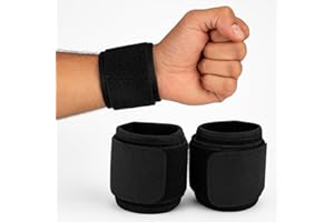 GENERICO 2PZ Polsini Palestra per Crossfit, Bodybuilding e Calisthenics - Polsiere Palestra Uomo Donna, Polsiera Ortopedica Regolabile Accessori da Uomo e Donna per Sport
