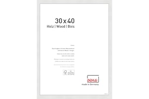 DEHA Design Cadre en bois Fontana, 30x40 cm, Blanc