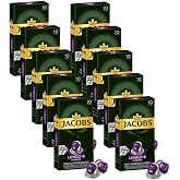 Jacobs Lungo Intenso 8 Kaps&uuml;l Kahve 10 x 10 Paket (100 Adet) Nespresso Uyumlu