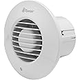 Xpelair Simply Silent SSSFC Shower Fan Complete 4 Inch/100mm Bathroom & Shower Room Extractor Fan with Loft Fitting Kit for Ceiling, White