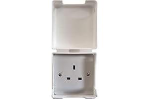 BabySecurity Electric Plug Socket Cover (1 Pack, Single) Prevents Tampering Accidents, Ideal for Home, School and Nurseries - White UK 3 Pin Plug