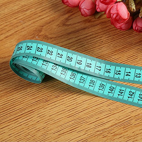 Da.Wa 4 Stück Maßband 150cm inkl.Schneider bandmass Aufbewahrungsdose,Schneidermaßband,Bandmaß,Zufall Farbe,150cm,60inch - 4
