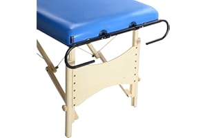 PORTA LITE INNOVATION IN THERAPY Professional Paper Couch ROLL Holder for Massage Tables: Rods 2cm (.78in) [Black]