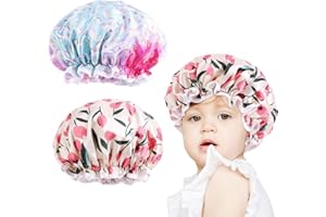 CULEO Swimming Caps,2pcs swimming hat kids,fabric swimming cap kids,girls swimming cap,Swimming caps are suitable for girls aged 2-8 (2 pieces)