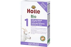 HOLLE Latte di capra per bebè 1 Bio 400 g di polvere