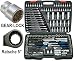 Produktbild SYTO24, 216tlg. "GEAR-LOCK" Steckschlüsselsatz, Knarrenkasten passend für metrische UND zöllische Schrauben, Torx, Vielzahn 1/2", 3/8" und 1/4" Ratsche, Ringmaulschlüssel mit Ratschenfunktion