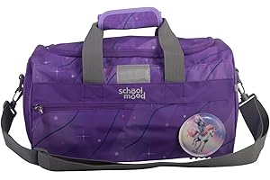 School-Mood Sporttasche für die Grundschule - Geräumig, mit Nassfach, Reißverschluss, abnehmbarem Schultergurt & reflektierenden Flächen, Trainingstasche & Freizeittasche (Marie Pegasus)