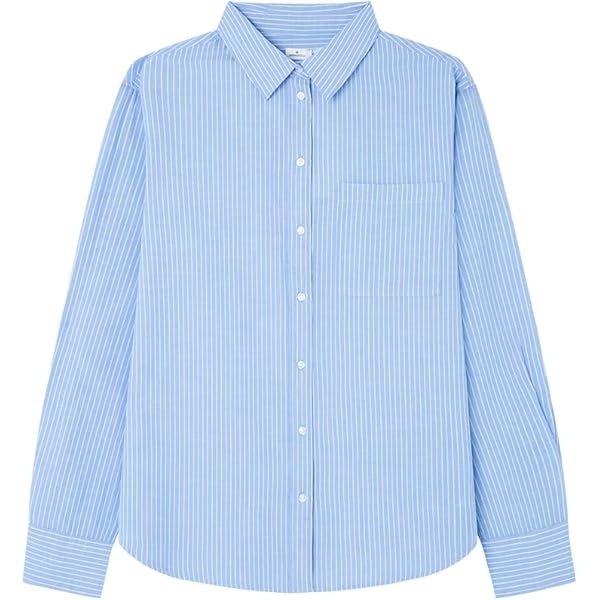 Springfiled Mujer Camisa Oxford Algodón Tan Print 34 Y Springfield