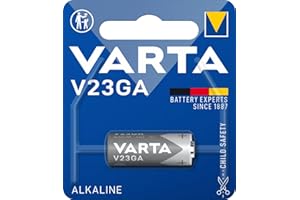 VARTA Batterien V23GA, 1 Stück, Alkaline Special, 12V, für Fernbedienungen, Alarmanlagen, Garagentoröffner, Kameras, kompakt mit langanhaltender & hoher Leistung