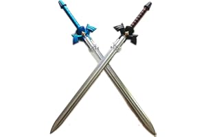damdos Halloween Prop PU Foam for Zelda Cosplay Sword Sky Sword Kirito Kirigaya Link Breath of The Wild Bow Arrow Crossbow Sword Birthday Gifts