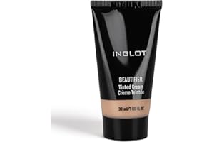 Inglot Crema Colorata | Effetto Naturale e Luminoso | Idratazione Intensa | Protezione UV | Incarnato Sublime | Tinted Cream Beautifier | 30 ml : 105