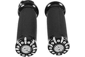 Carrfan 1 Paio di manopole per Moto da 25mm per Har-Ley per Sport Cruiser Custom